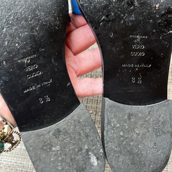 EVERLANE LADIES BLUE SLIDES SANDALS-8.5 - Picture 6 of 9